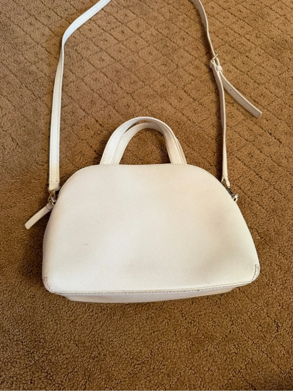 Kate spade bright white owl 2017 limited edition leather crossbody bag